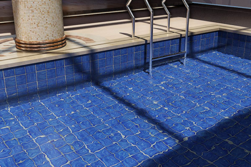 Bali Azul Porcelain Floor & Wall Mosaics