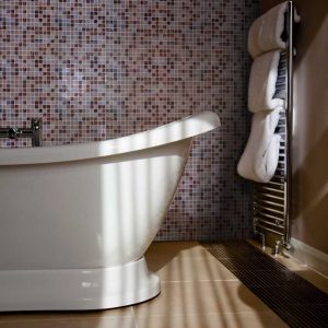 Blush Glass Wall Mosaics