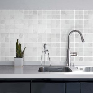 Carrara Classico Matt Porcelain Mosaics