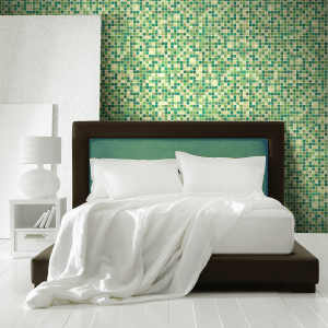 Emerald Glass Wall Mosaics