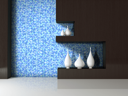 Sky Glass Wall Mosaics