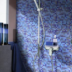 Sapphire Glass Wall Mosaics
