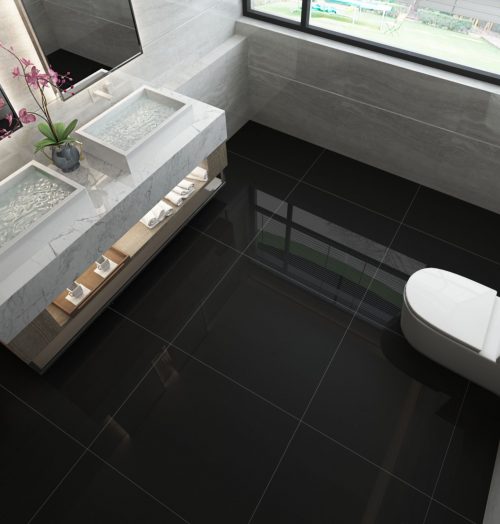 Super Black Floor & Wall Tiles